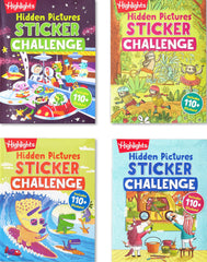 Highlights for Children cover image inviting sticker-seek activity for curious kids.