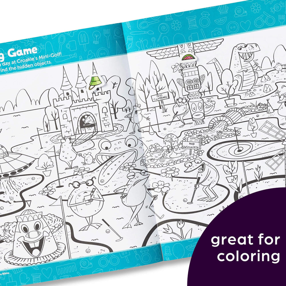 Highlights for Children travel-sized 16-page books support learning on the go.