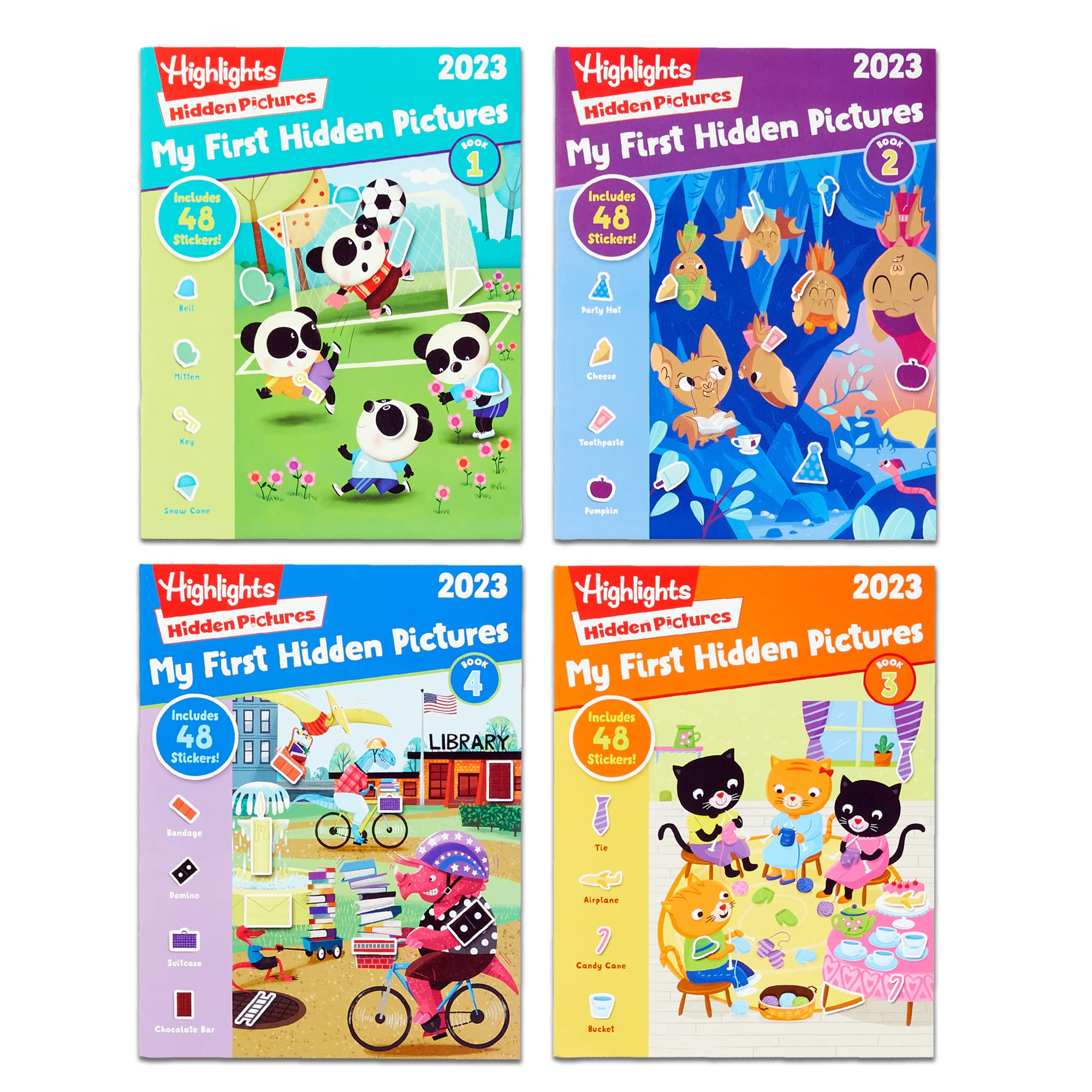 Highlights My First Hidden Pictures 2023 cover invites screen-free exploration and imaginative play.