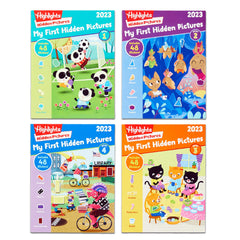 Highlights My First Hidden Pictures 2023 cover invites screen-free exploration and imaginative play.