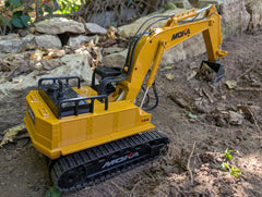 Highmall RC Excavator easy setup with bilingual English instructions