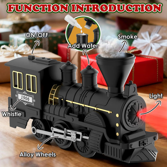 Highmall steam locomotive with sound brings charming realism to play