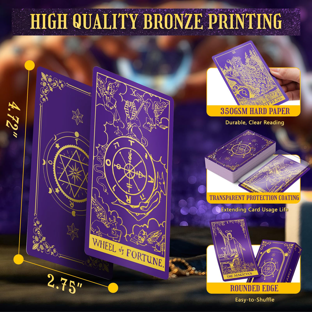 Hihealer tarot box providing sturdy storage and display