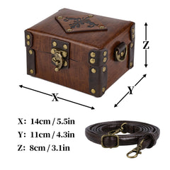 HiiFeuer alchemy box with dice and trinkets for DnD storage