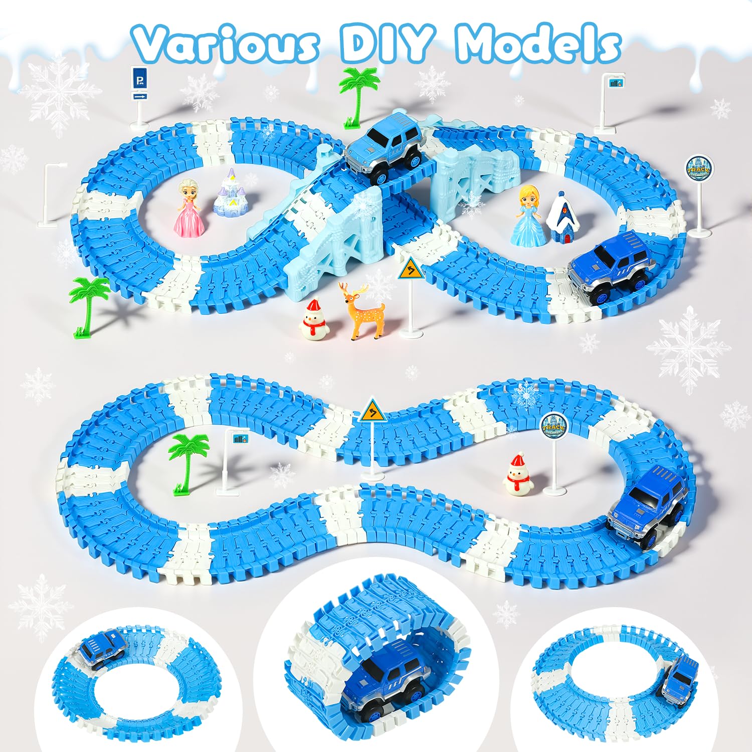 Hiketrax Two Monster Trucks; easy gripping design boosts action storytelling.