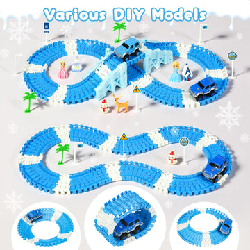 Hiketrax Two Monster Trucks; easy gripping design boosts action storytelling.