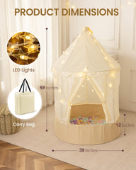 Hikiddy castle-inspired interior view showing cozy space for pretend play