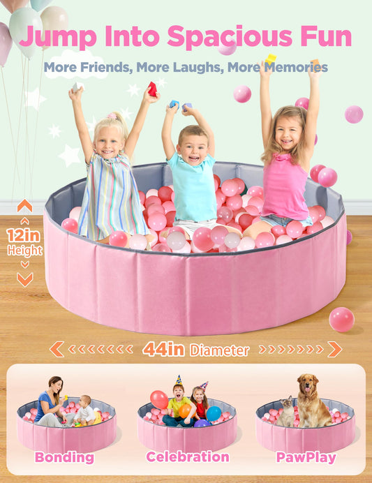 Hikiddy large ball pit folded design for easy transport and storage