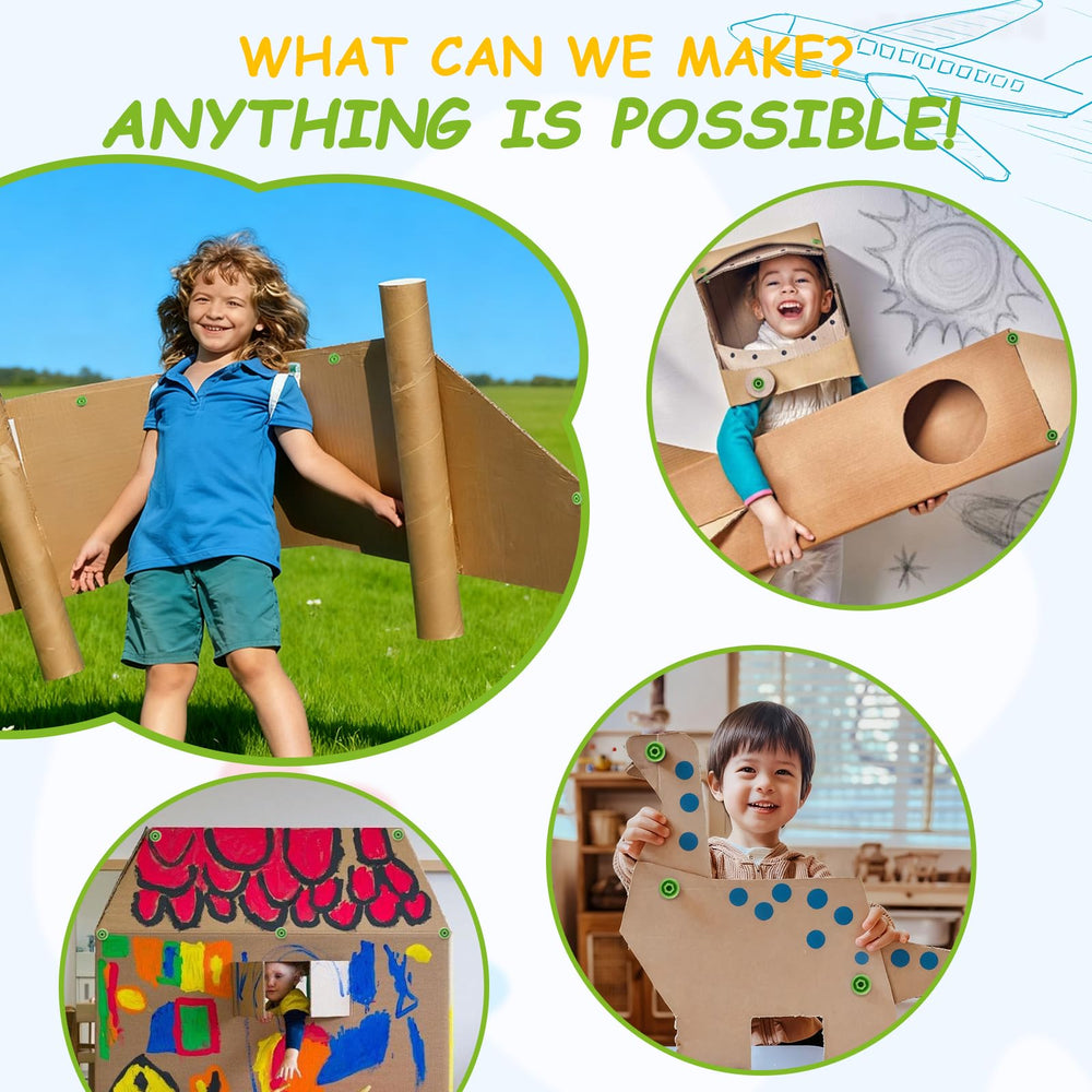 HIKISS open-ended creativity boosts imagination during building play.