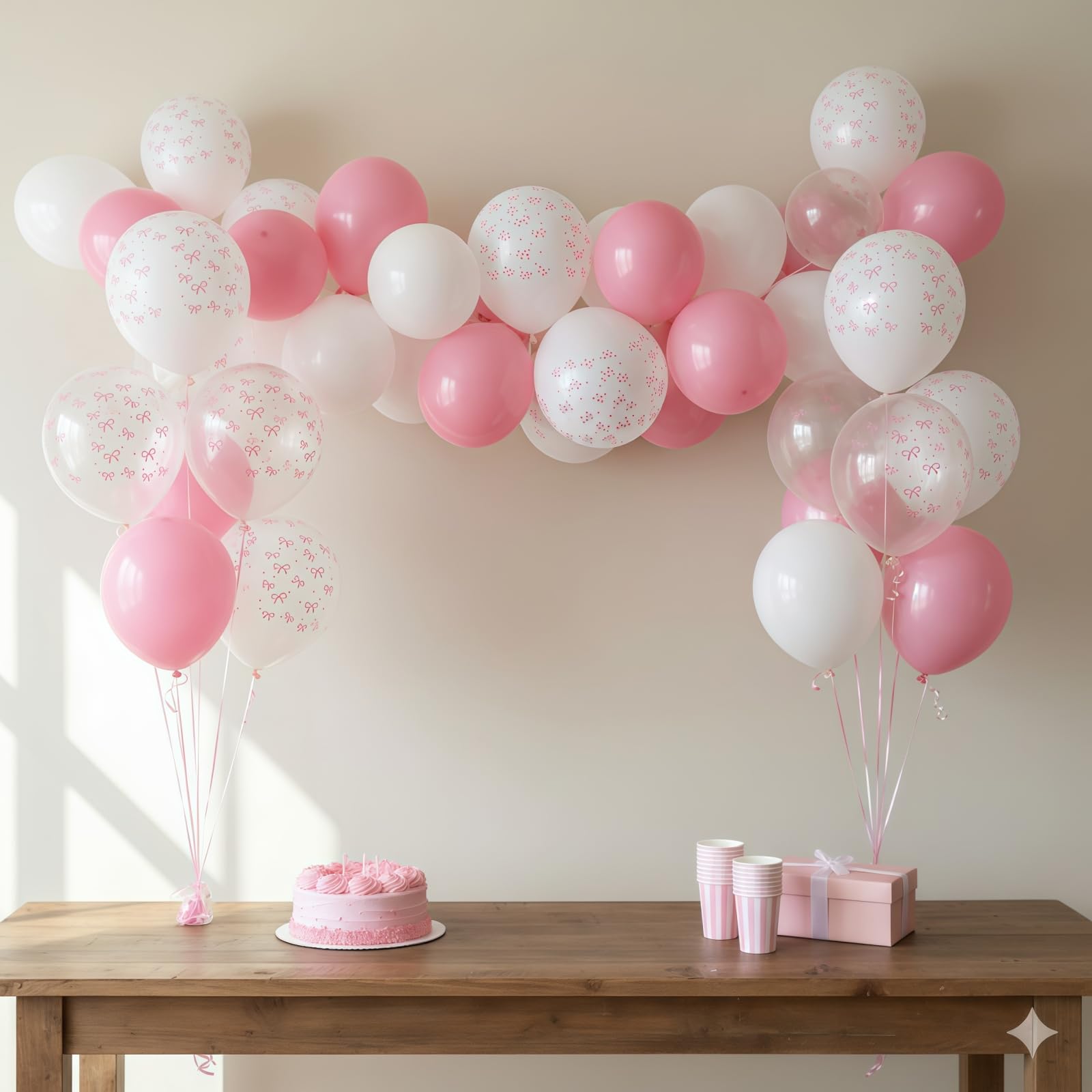 HILAVO balloon kit with ribbons supports DIY garland ideas.