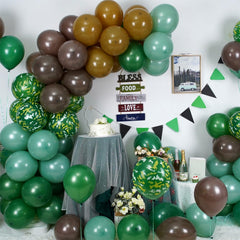 HILAVO camouflage hunting party decor ideas