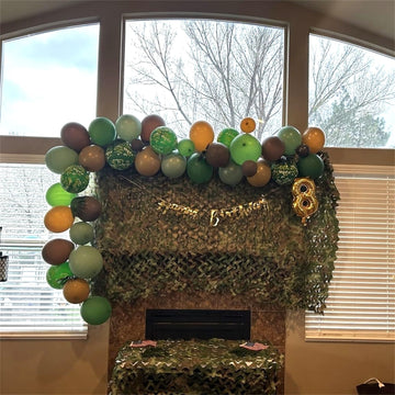 HILAVO light brown balloons 12in for earthy accents
