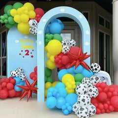 HILAVO matte fruit green balloon vibrant accents for photos.