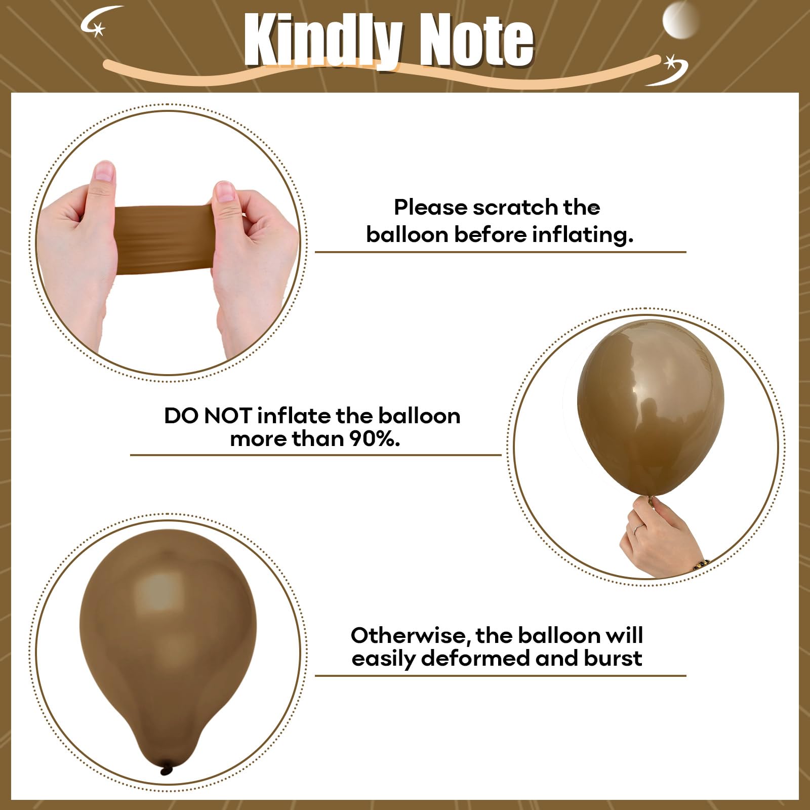 HILAVO neutral theme party balloons set ready for versatile event backdrops.