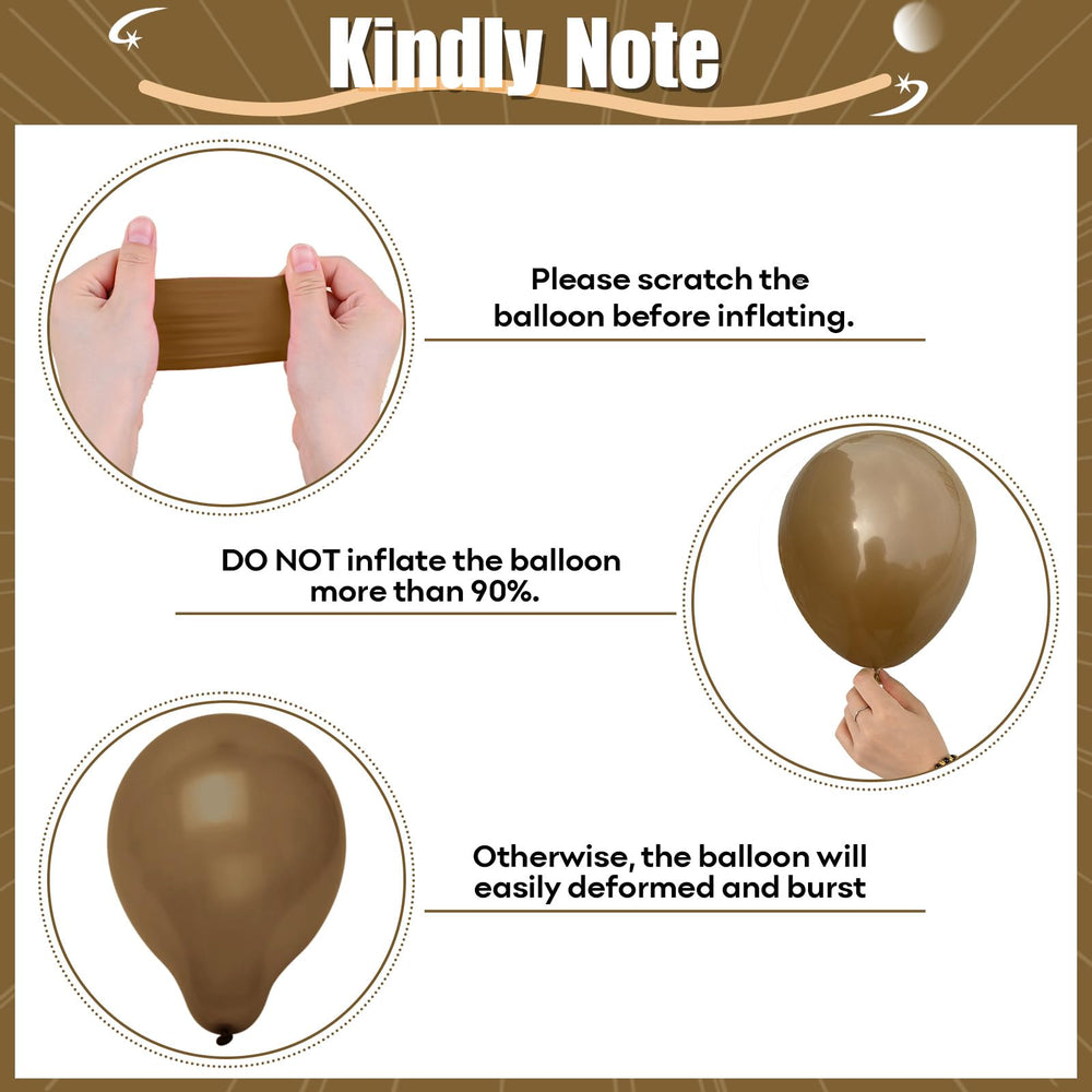 HILAVO neutral theme party balloons set ready for versatile event backdrops.