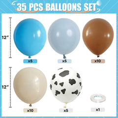 HILAVO sand white balloons for elegant western party accents and garlands