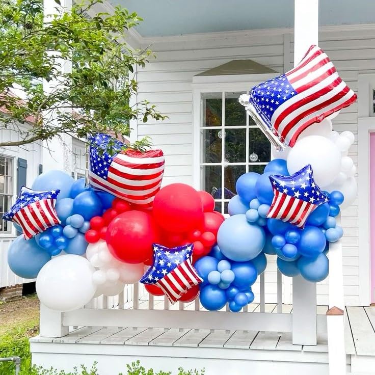 HILAVO white balloons with 10m ribbon for easy setup