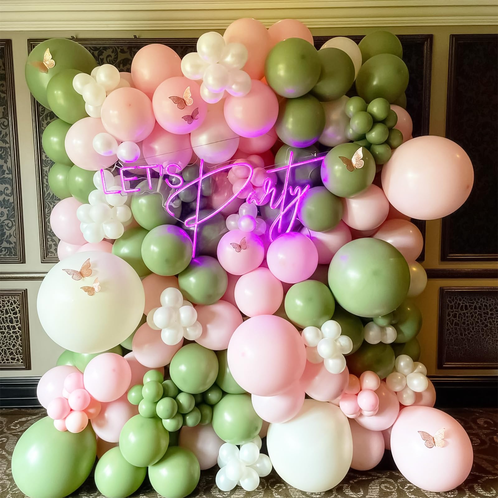 HILAVO wildflower-style balloons ideal for boho baby showers