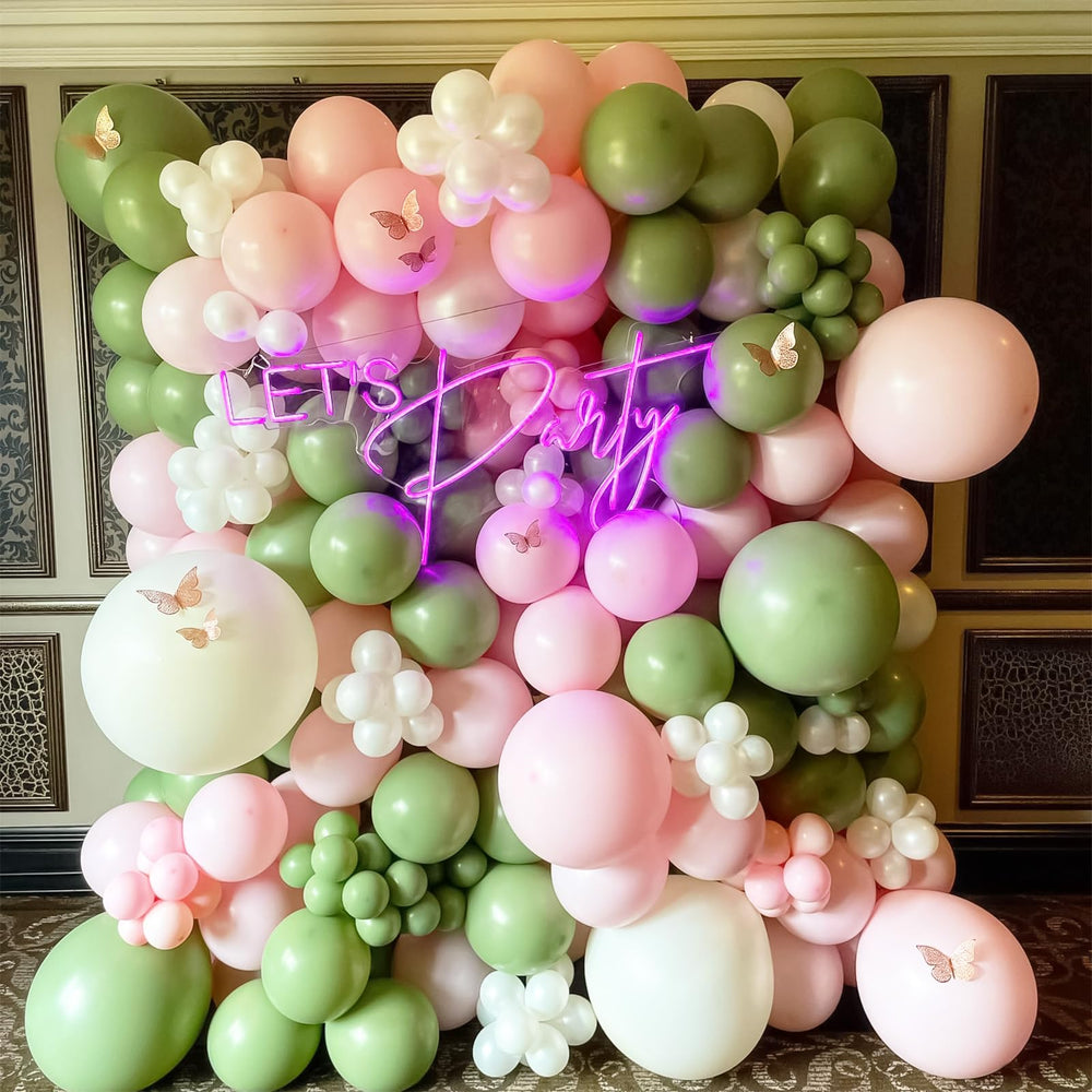HILAVO wildflower-style balloons ideal for boho baby showers