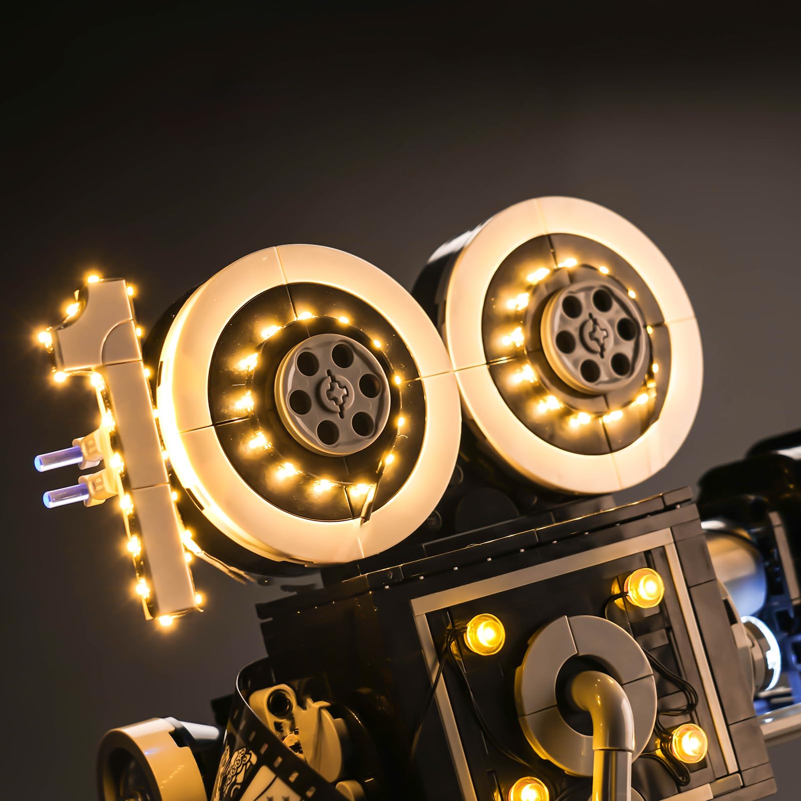 USB and battery power options for flexible LEGO lighting.