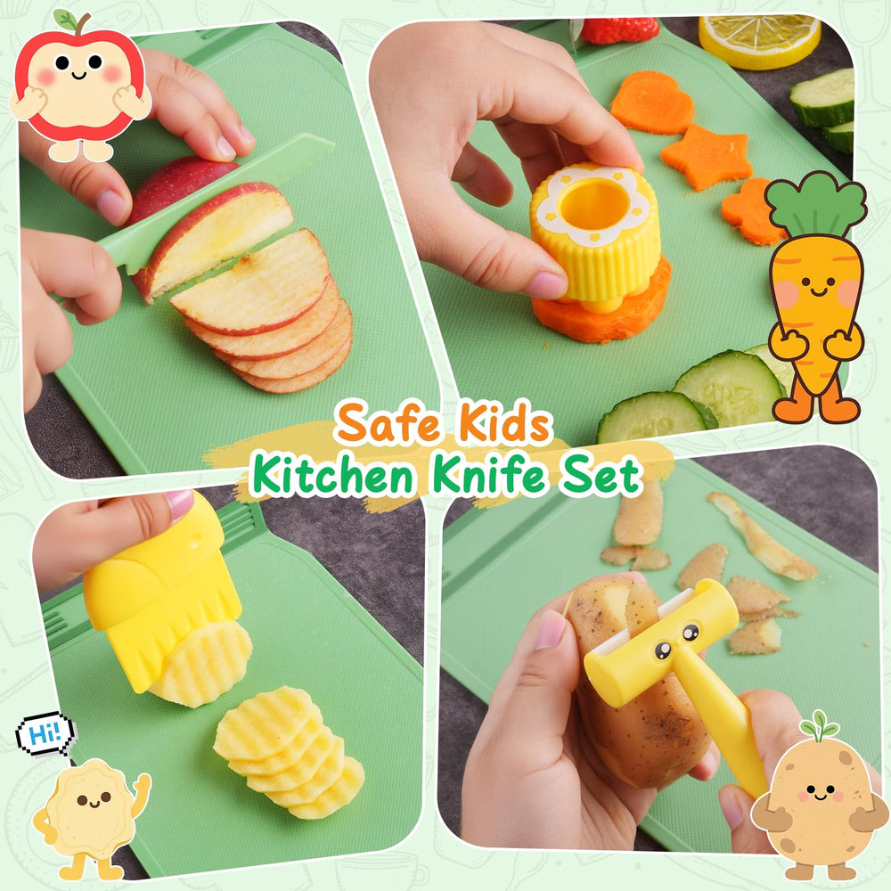 Hilsoeet safe kid-friendly knives enable family cooking sessions and bonding.