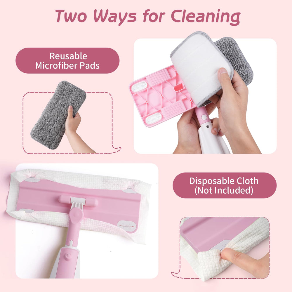 Hilsoeet Kids Spray Mop Pink packaging shown for easy gifting
