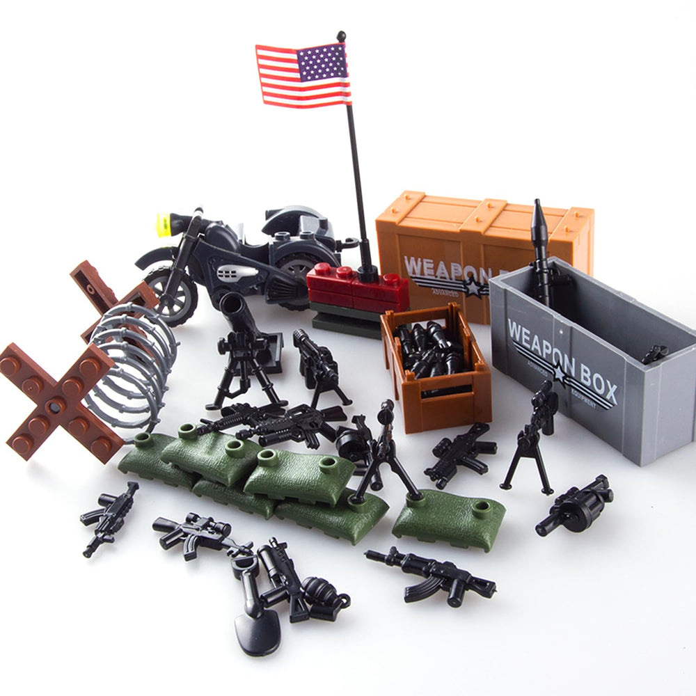 HIMIRICH kids imaginative military play with durable parts and easy assembly
