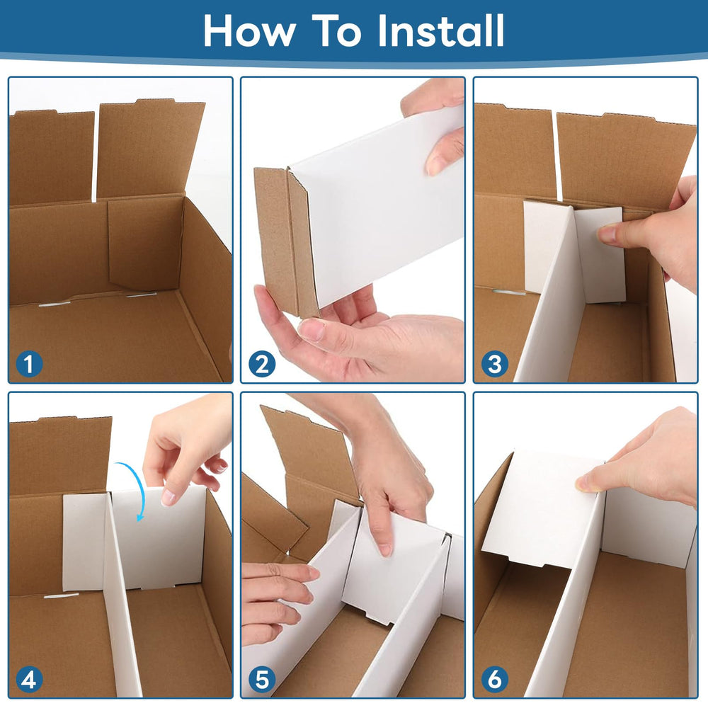 HIMOMO durable cardbox constructed from four-layer cardboard protects contents.