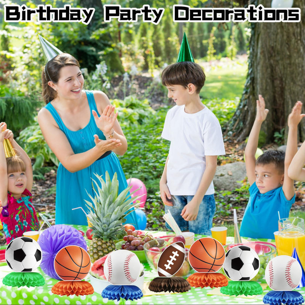HINGTAI easy-to-assemble paper sports decor for quick setup.