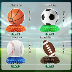 HINGTAI sports theme decor featuring colorful patterns for festive atmosphere.