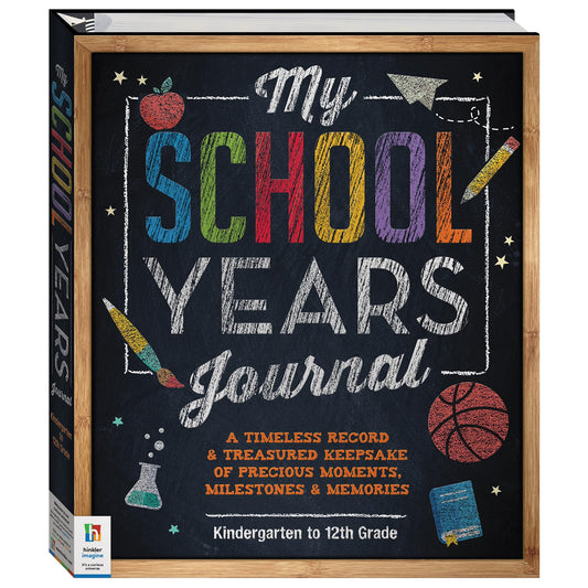 Hinkler My School Years Journal cover — an elegant keepsake for lifelong memories.