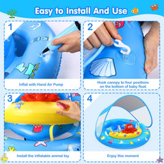 Hinzer float folds flat for easy storage and travel.