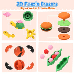 Hinzer back-to-school erasers complement desk organization and gifting for students.