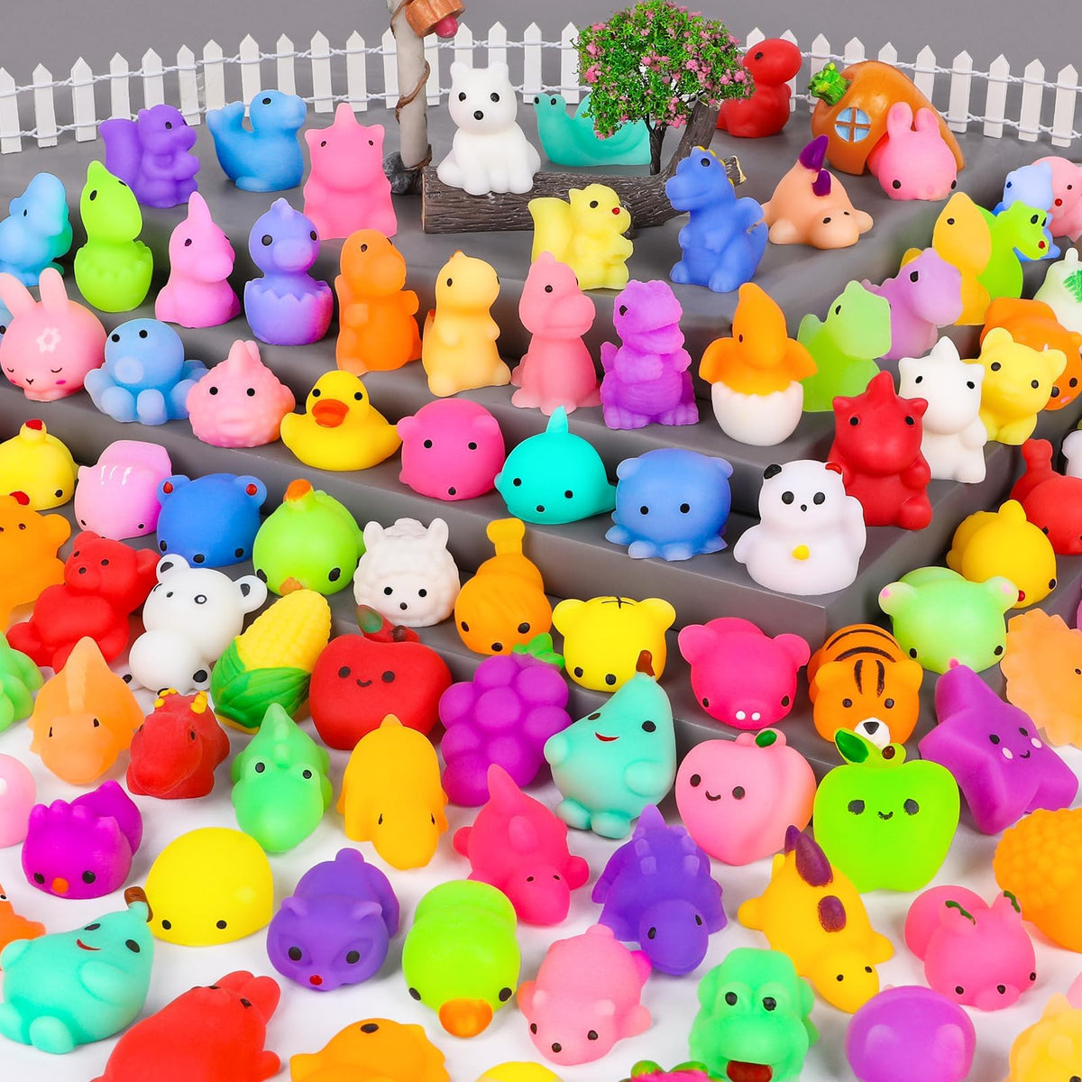 Hinzer Mochi Squishy Dino – tactile play and color learning for kids