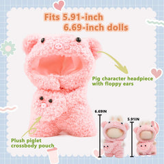 HiOKOU bee doll ensemble with vivid colors, great for mood-setting dress-up.