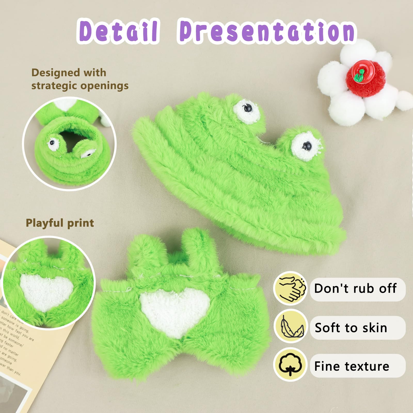 HiOKOU Labubu 17cm pig outfit offers cozy comfort and cute details.