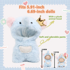 HiOKOU Labubu bee outfit enhances doll charm, great for playful photos