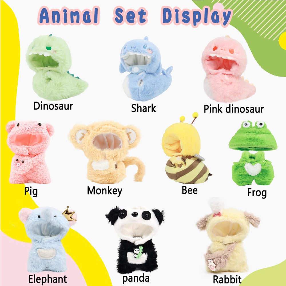 HiOKOU diverse panda outfit collection, versatile for daily display and events
