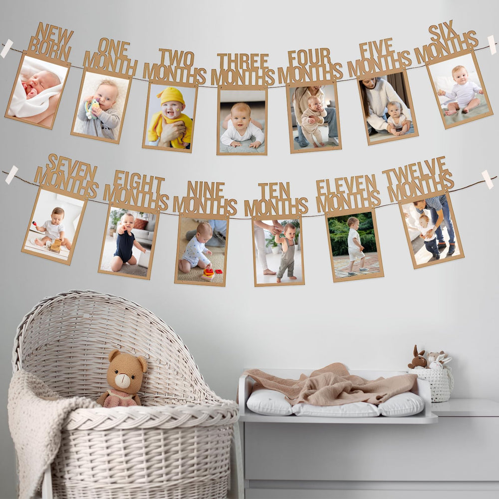 HiParty baby room decoration doubles as a sweet first birthday setup.