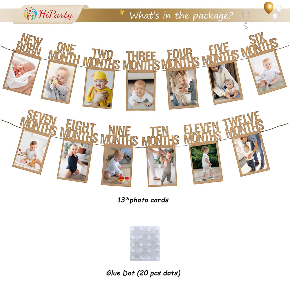 HiParty jute twine helps keep frames evenly spaced for a neat display.