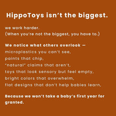 HIPPO TOYS Handgrip-friendly teether with ergonomic grip holes