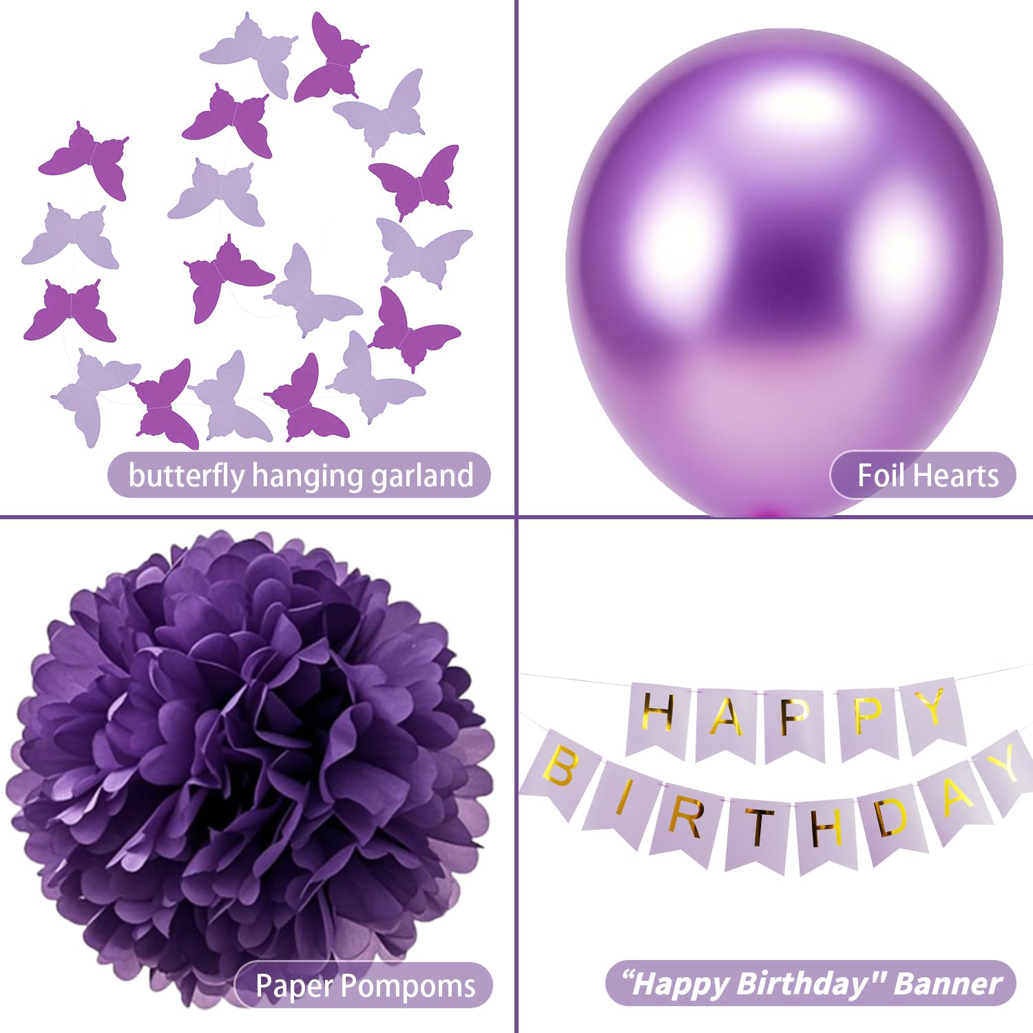HipTree 20cm paper pom-poms create layered decoration.