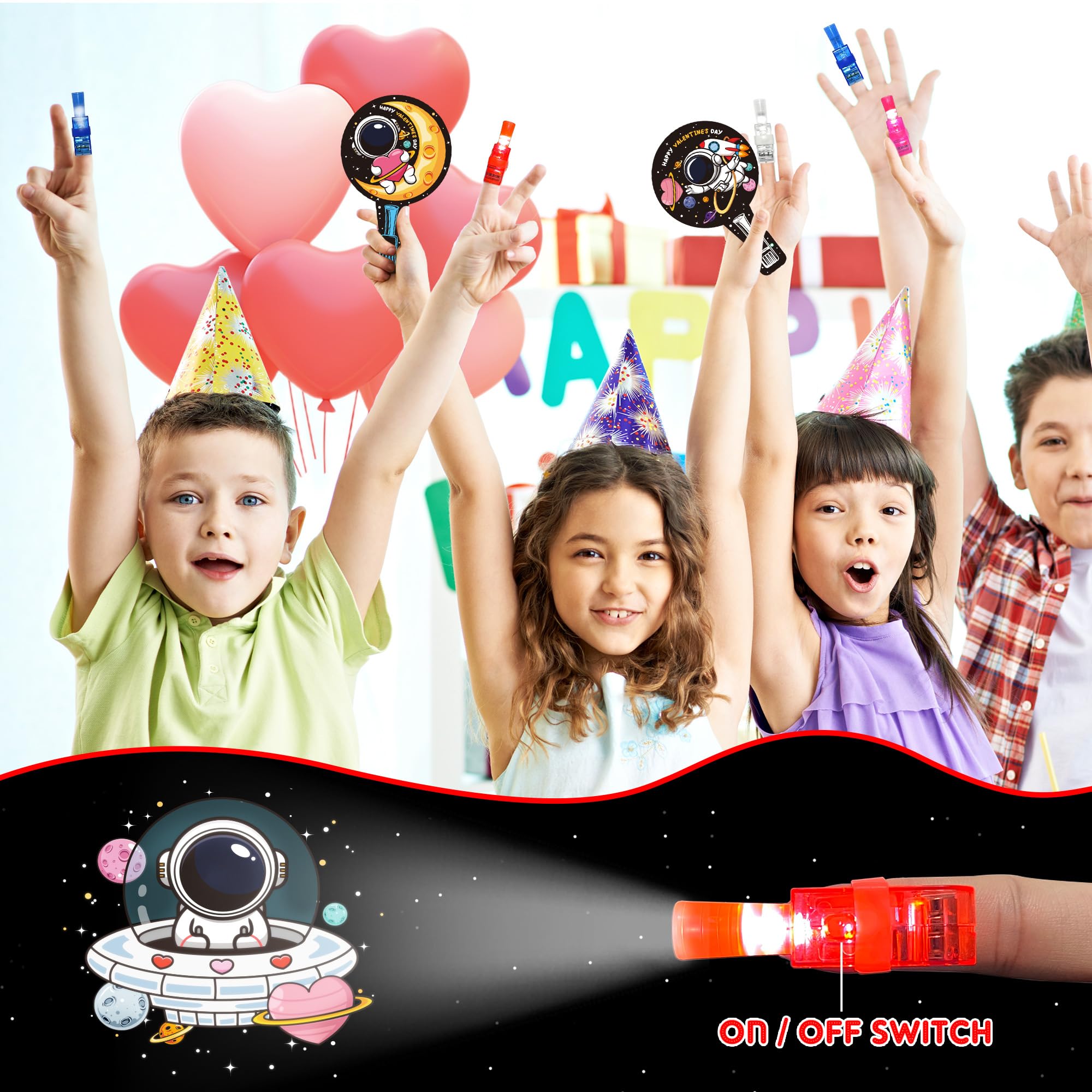 HIPYGYM classroom Valentine gifts combine cards with lights for memorable moments.