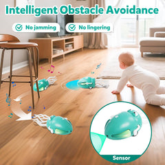 Hirger Dancing Octopus Toy obstacle-sensing crawl mode helps safe exploration during play