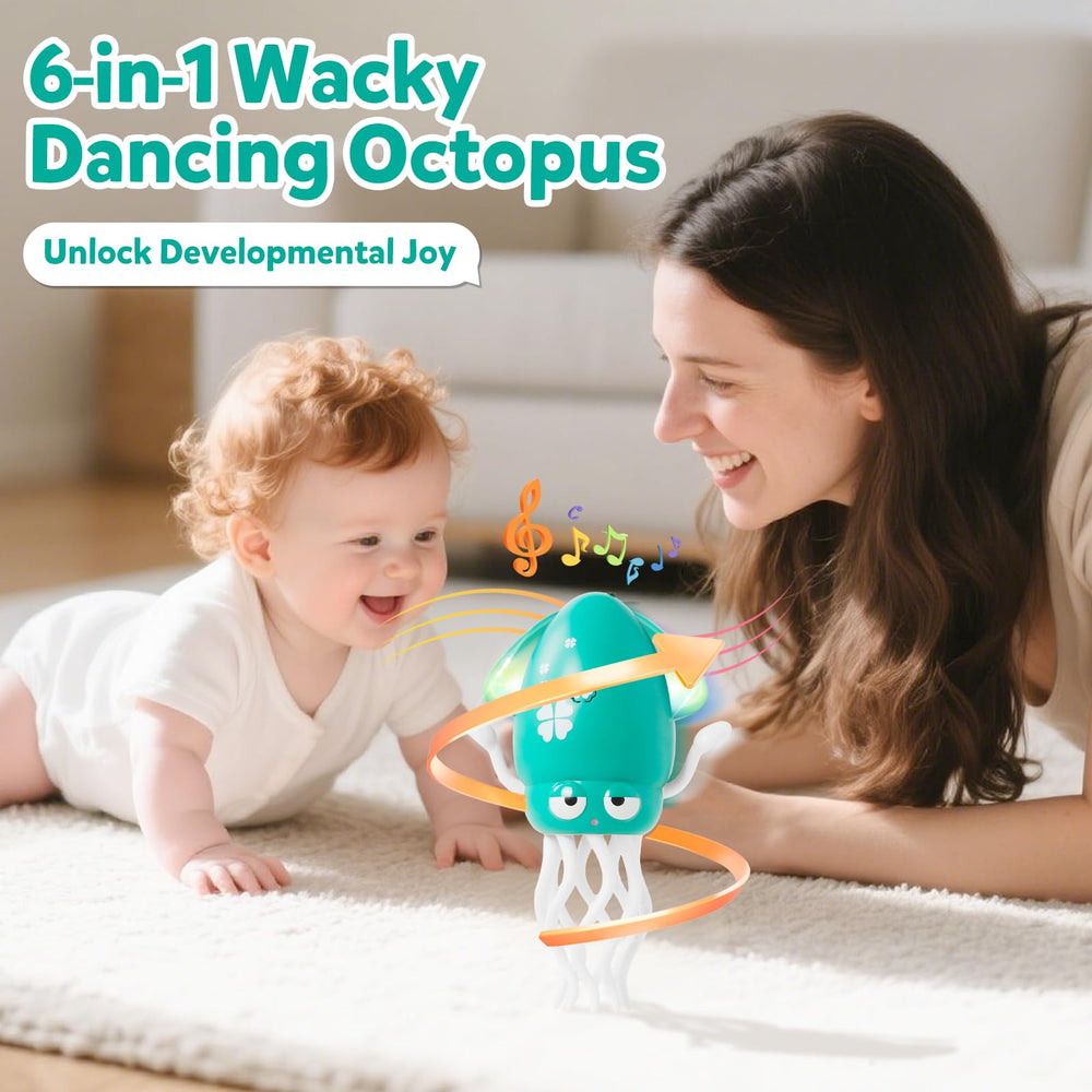 Hirger Dancing Octopus Toy rechargeable with USB-C for continuous kid-friendly fun
