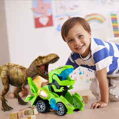 Hirger Transforming Dinosaur Car roaring sound enhances storytelling during playtime