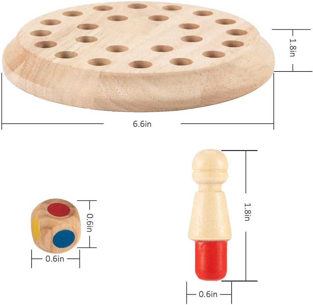 Hirger Wooden Memory Chess gift packaging ready for gifting.