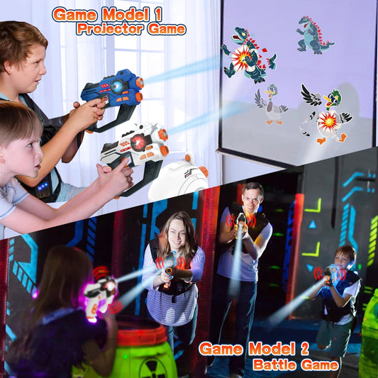 HISTOYE laser tag white gun ideal for quick indoor games