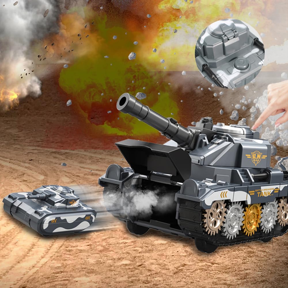 Hitatol pop-out mini tank ready to reinforce missions during play.