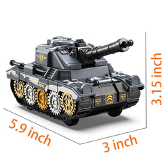 Hitatol turret tilts 45 degrees for dynamic targeting and storytelling.